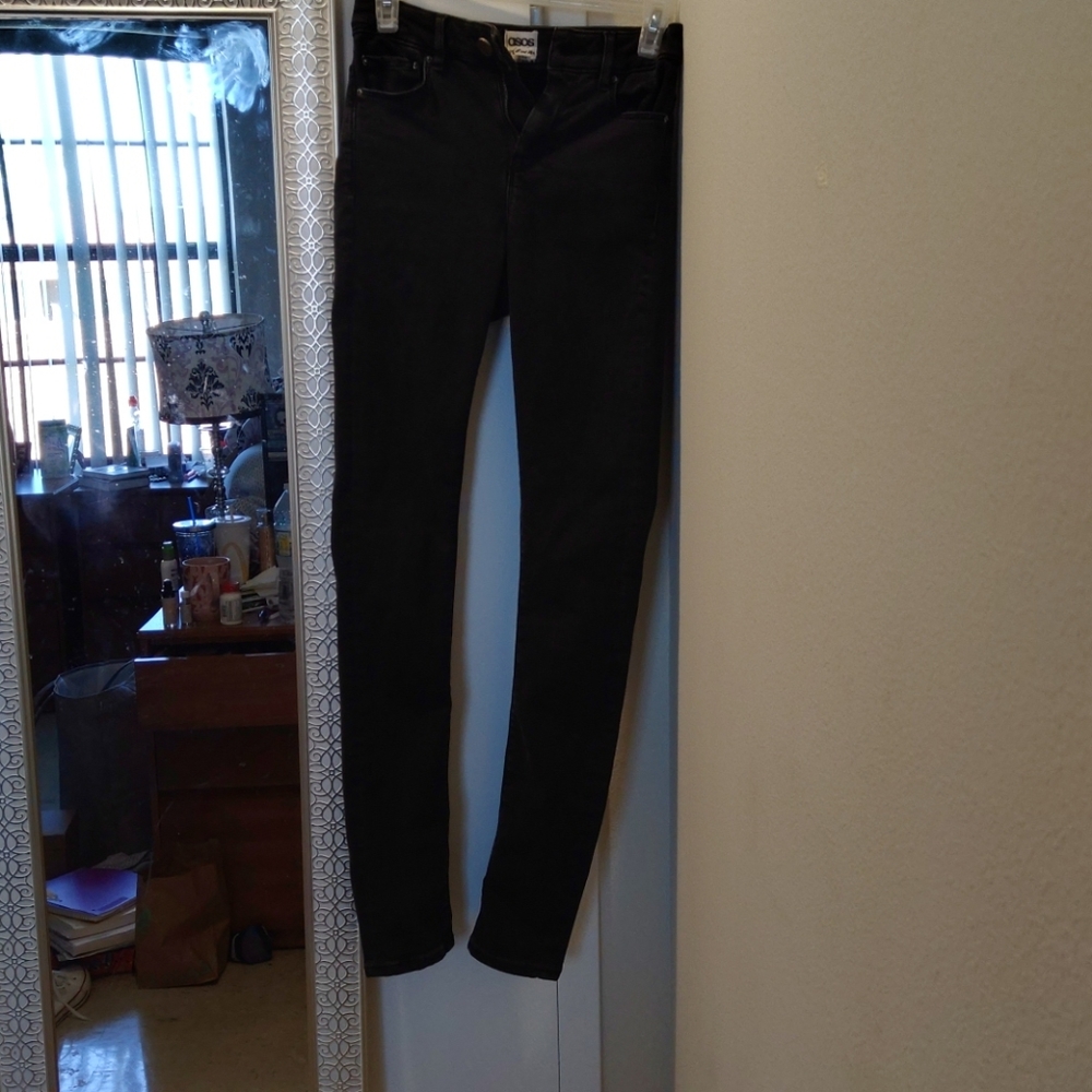 ASOS Black Skinny Jeans size 24 long